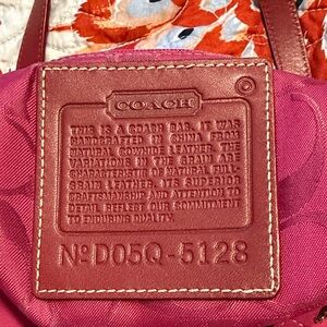 Coach Fuchsia Leather Women's Backpack